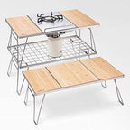 CAMPINGMOON CK-2 + P25 Stainless Steel Table Stove With Removable Middle