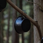 CAMPINGMOON BKS-360 450ml Stainless Steel Black Sierra Cup