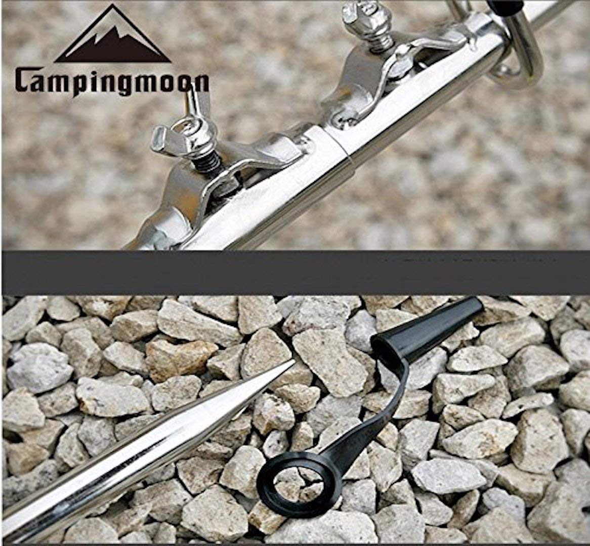 CAMPINGMOON D-240 Stainless Lantern Stand Without Tripod