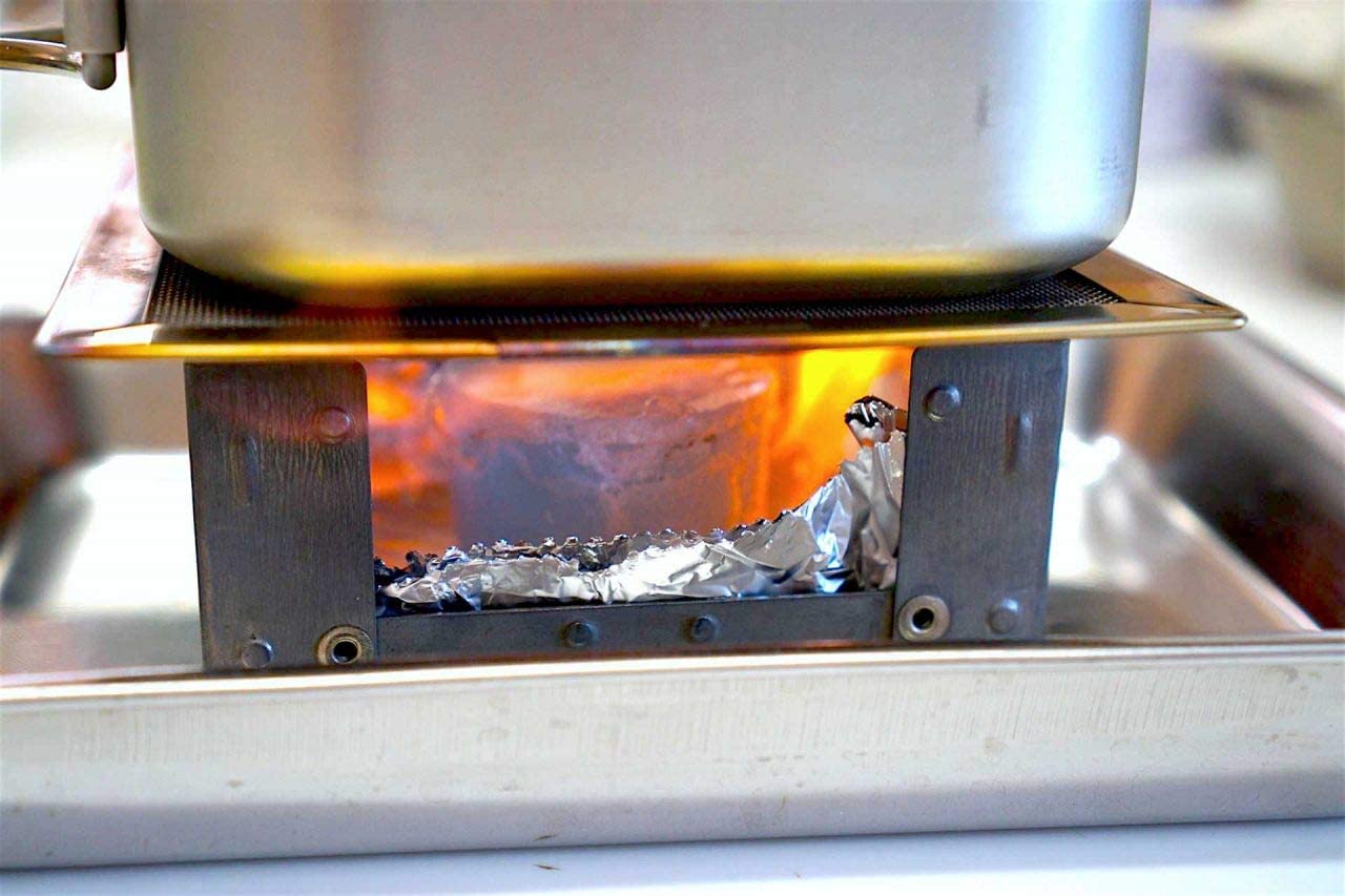 CAMPINGMOON US-150 Fire Pad Burner Pad Twill High Mesh