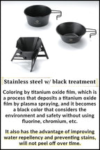 CAMPINGMOON BKCOF-01 Black Collapsible Coffee Dripper Pour Over