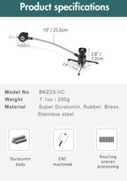 CAMPINGMOON BKZ23-VC Rocket Tripod With Hose Cassette Adapter Screw