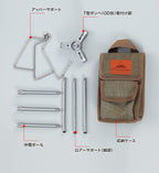 CAMPINGMOON Z01 ST-141 Gas Stove Stand (High) Wind Shield
