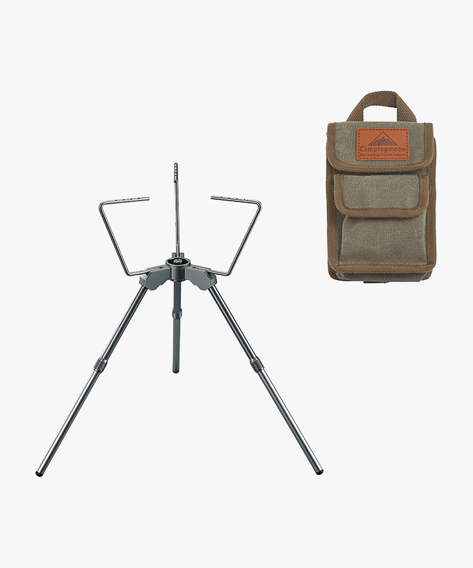 CAMPINGMOON Z01 ST-141 Gas Stove Stand (High) Wind Shield