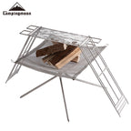 CAMPINGMOON MTG-TLC Bonfire GrillRound Bar Cooker Stand C Series