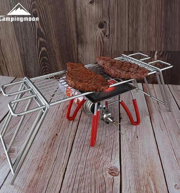 CAMPINGMOON MTG-TSD Single Bonfire Grill Round Bar Cooker Stand D Series