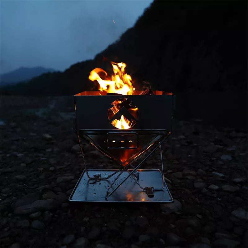 CAMPINGMOON TKB-315 (S) TKB-360 (M) TKB-405 (L) Bonfire Stove Wind Shield