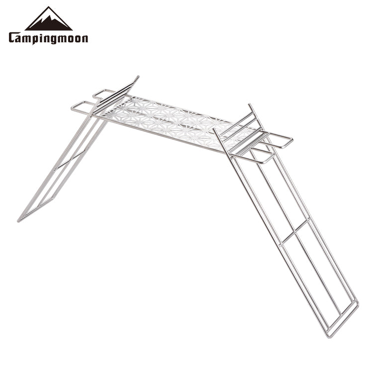 CAMPINGMOON MTG-TLC Bonfire GrillRound Bar Cooker Stand C Series