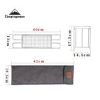 CAMPINGMOON MTG-TSD Single Bonfire Grill Round Bar Cooker Stand D Series