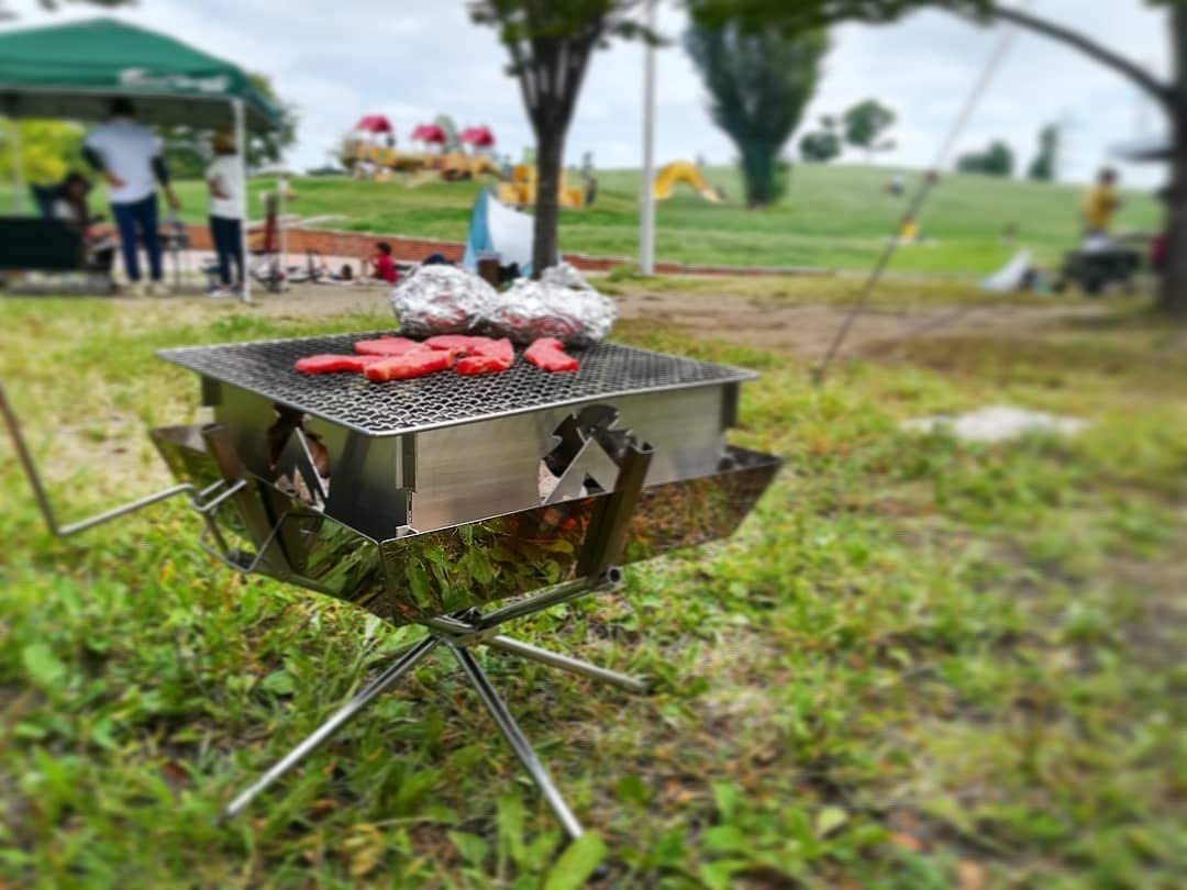 CAMPINGMOON TKB-315 (S) TKB-360 (M) TKB-405 (L) Bonfire Stove Wind Shield