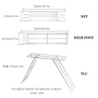 CAMPINGMOON MTG-TLC Bonfire GrillRound Bar Cooker Stand C Series