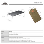 CAMPINGMOON SK-9S Folding Solo Aluminum Alloy Table