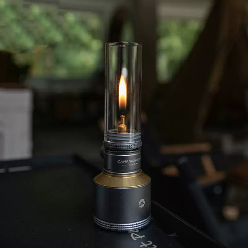 CAMPINGMOON T-1D15 Atmosphere Gas Wickless Candle Light Set