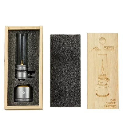 CAMPINGMOON T-1D15 Atmosphere Gas Wickless Candle Light Set