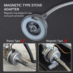 CAMPINGMOON Z37 Gas Stove Adapter Hose Converter Connector Extend Hose