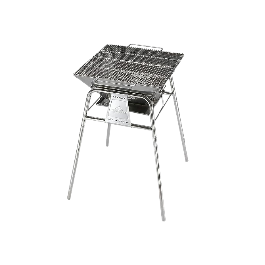 CAMPINGMOON MT-5 Folding Charcoal Grill BBQ Stand