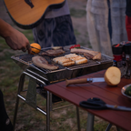 CAMPINGMOON MT-5 Folding Charcoal Grill BBQ Stand