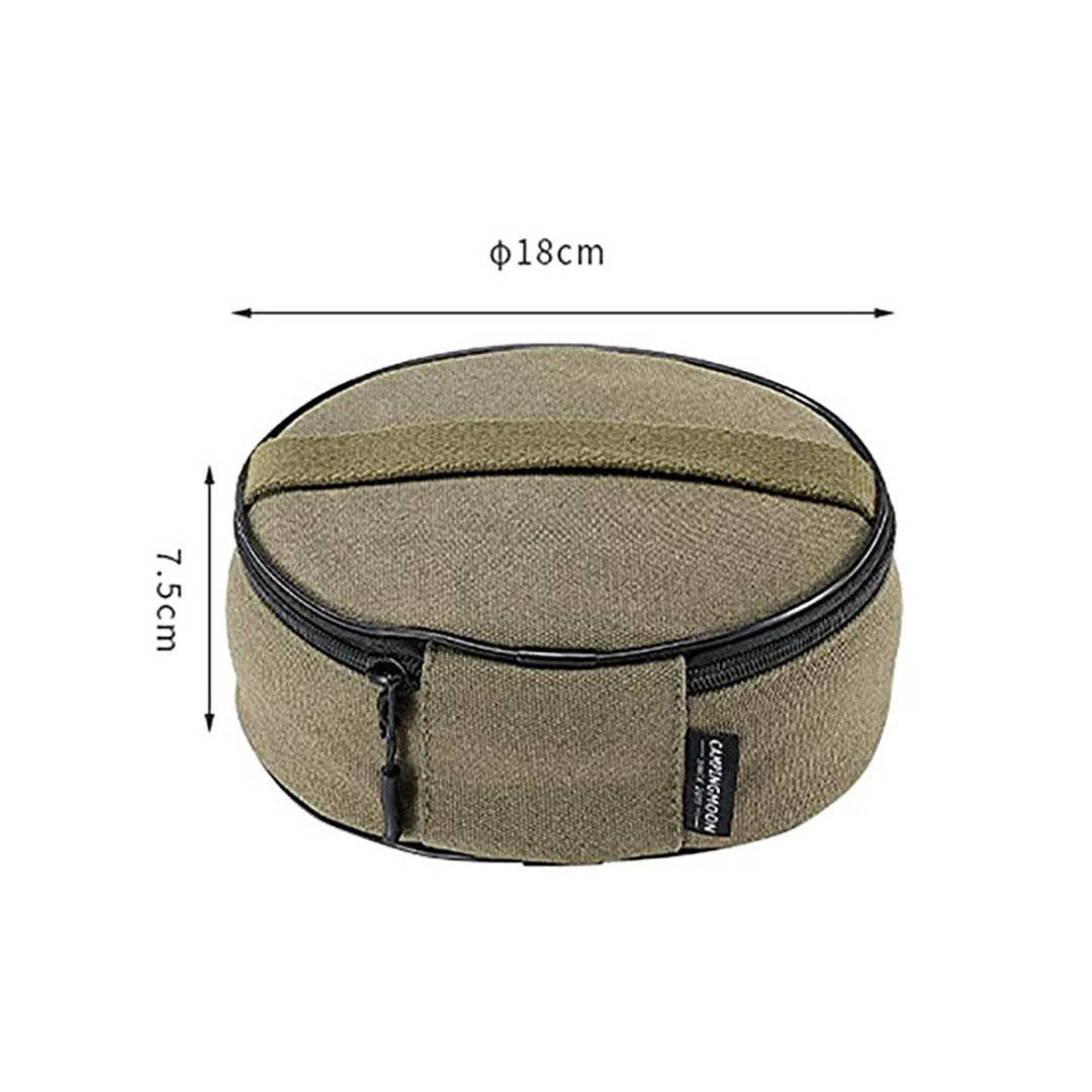 CAMPINGMOON S395-B Dish Case Plate Storage Canvas