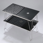 CAMPINGMOON T-2309C Half Top Plate Leaf Pattern Connecting Field Rack