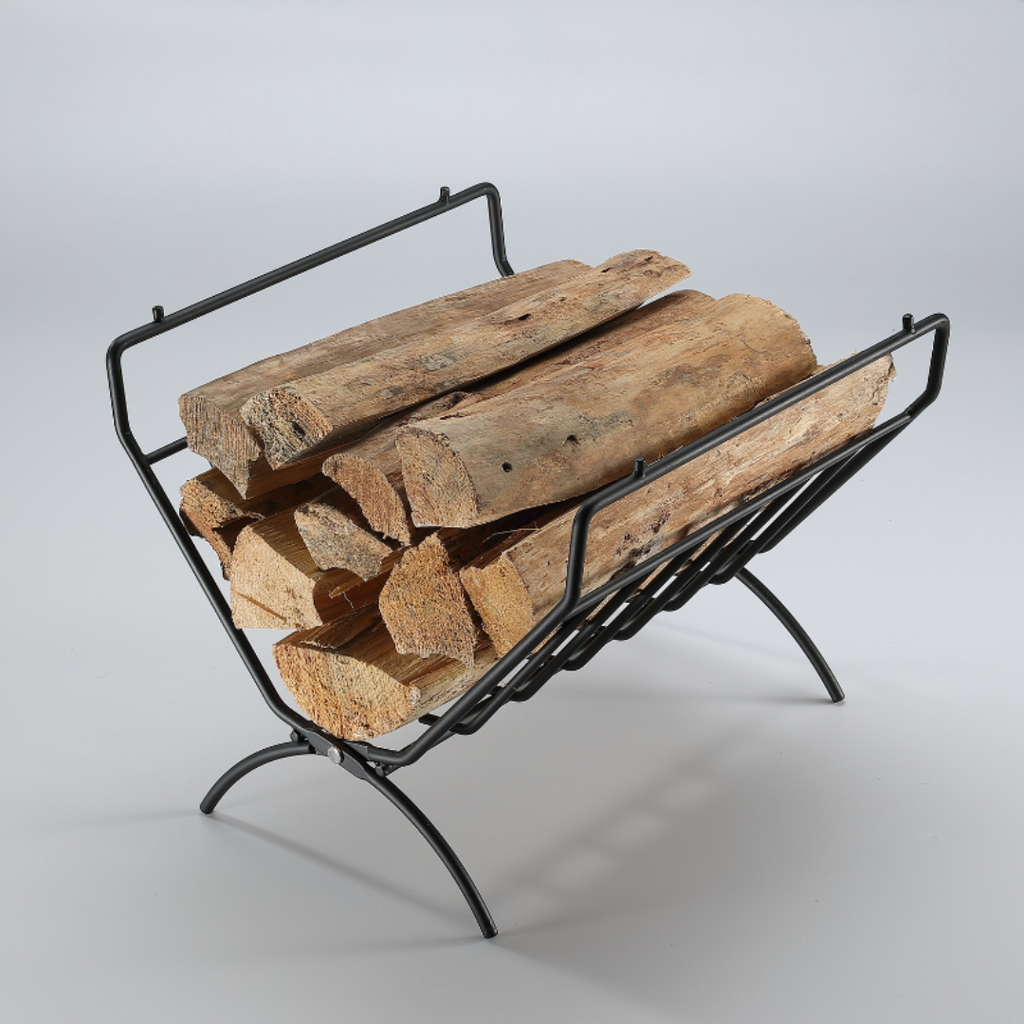 CAMPINGMOON T-285A Firewood Rack Stand Steel Table Rack