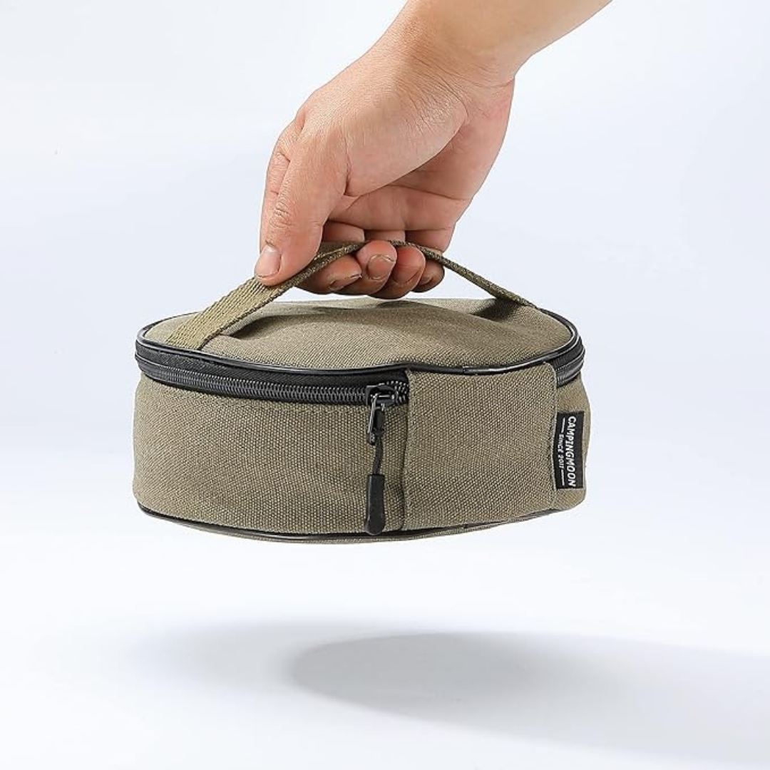 CAMPINGMOON S395-B Dish Case Plate Storage Canvas