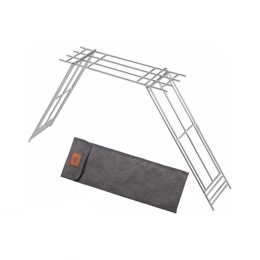 CAMPINGMOON MTG-A MTG-TSA MTG-TLA Bonfire Grill Stainless Steel A Series