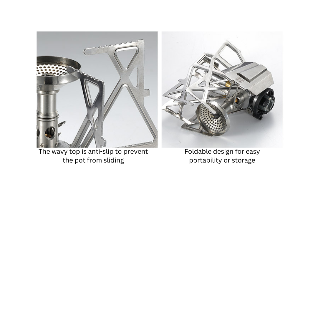 CAMPINGMOON XD-3F Mini Folding Butterfly Stove Ultralight Portable Burner