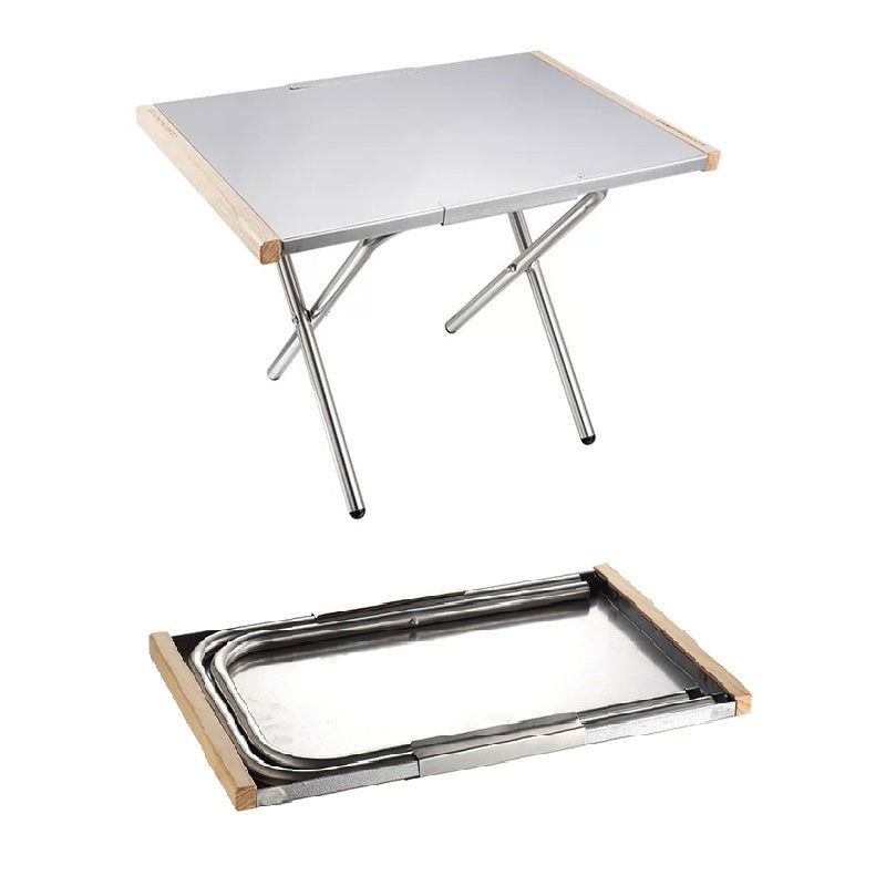 CAMPINGMOON T-370-1T Small Portable Embossed Finished Table