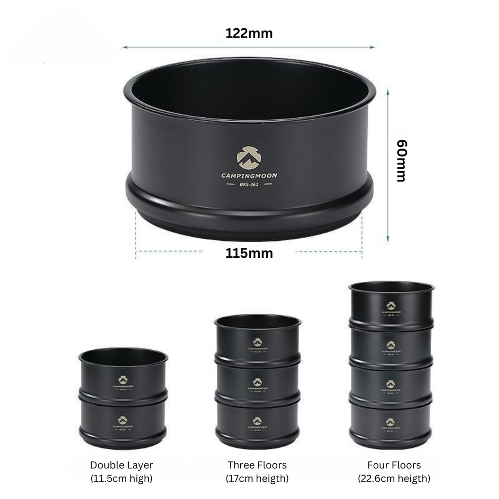 CAMPINGMOON BKS-362 Mini Steamer Cookware Tray
