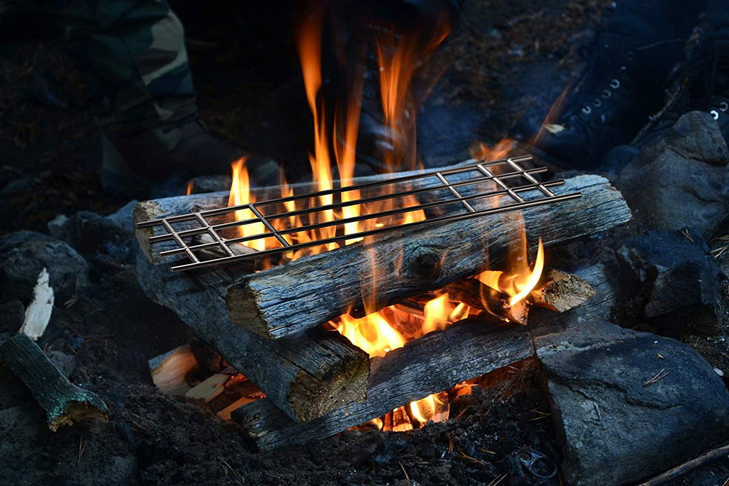 CAMPINGMOON MTG-A MTG-TSA MTG-TLA Bonfire Grill Stainless Steel A Series