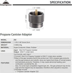 CAMPINGMOON Z22 Propane Canister Adapter