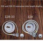 CAMPINGMOON Z28 Two Outlet Adapter Hose Connector Propane