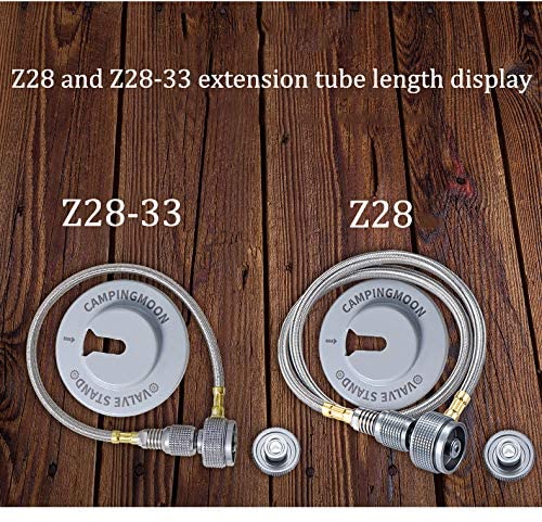 CAMPINGMOON Z28 Two Outlet Adapter Hose Connector Propane