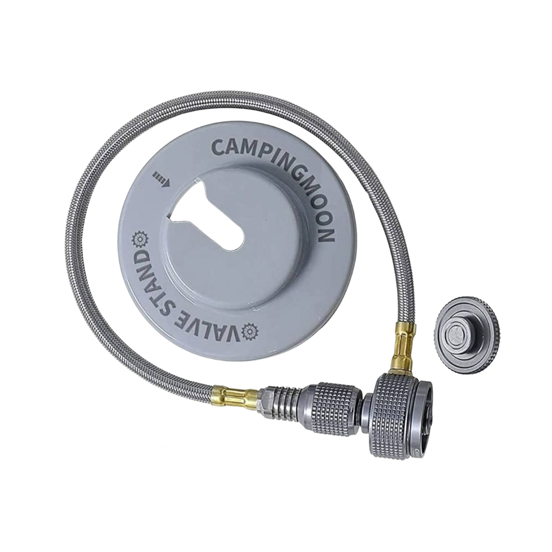 CAMPINGMOON Z28 Two Outlet Adapter Hose Connector Propane