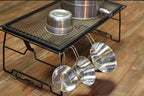 CAMPINGMOON T238 High-Quality Stackable Steel Mesh Table
