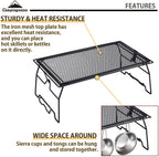 CAMPINGMOON T238 High-Quality Stackable Steel Mesh Table