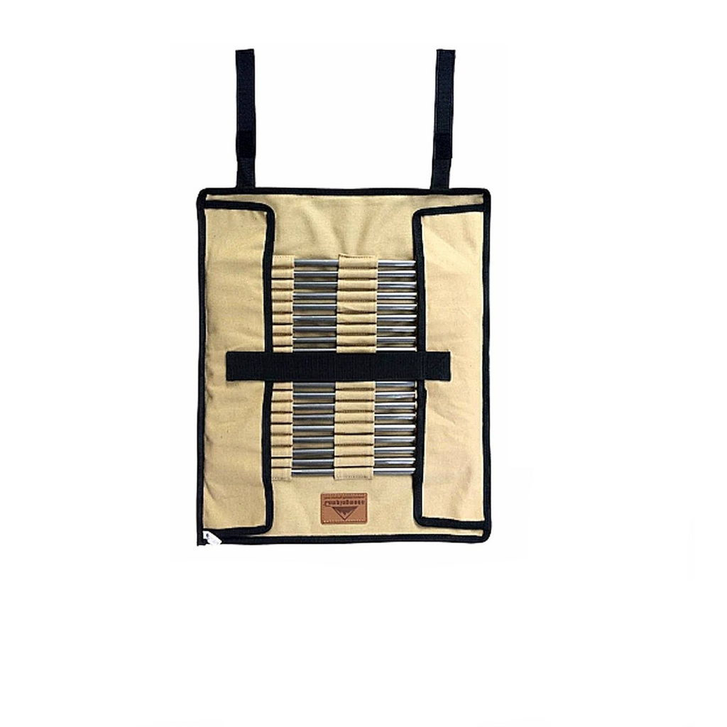 CAMPINGMOON B-126 Small Tent Peg Storage Canvas Carry Bag