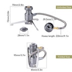 CAMPINGMOON Z23-OD Tripod Adapter Screwtype Connector with Hose