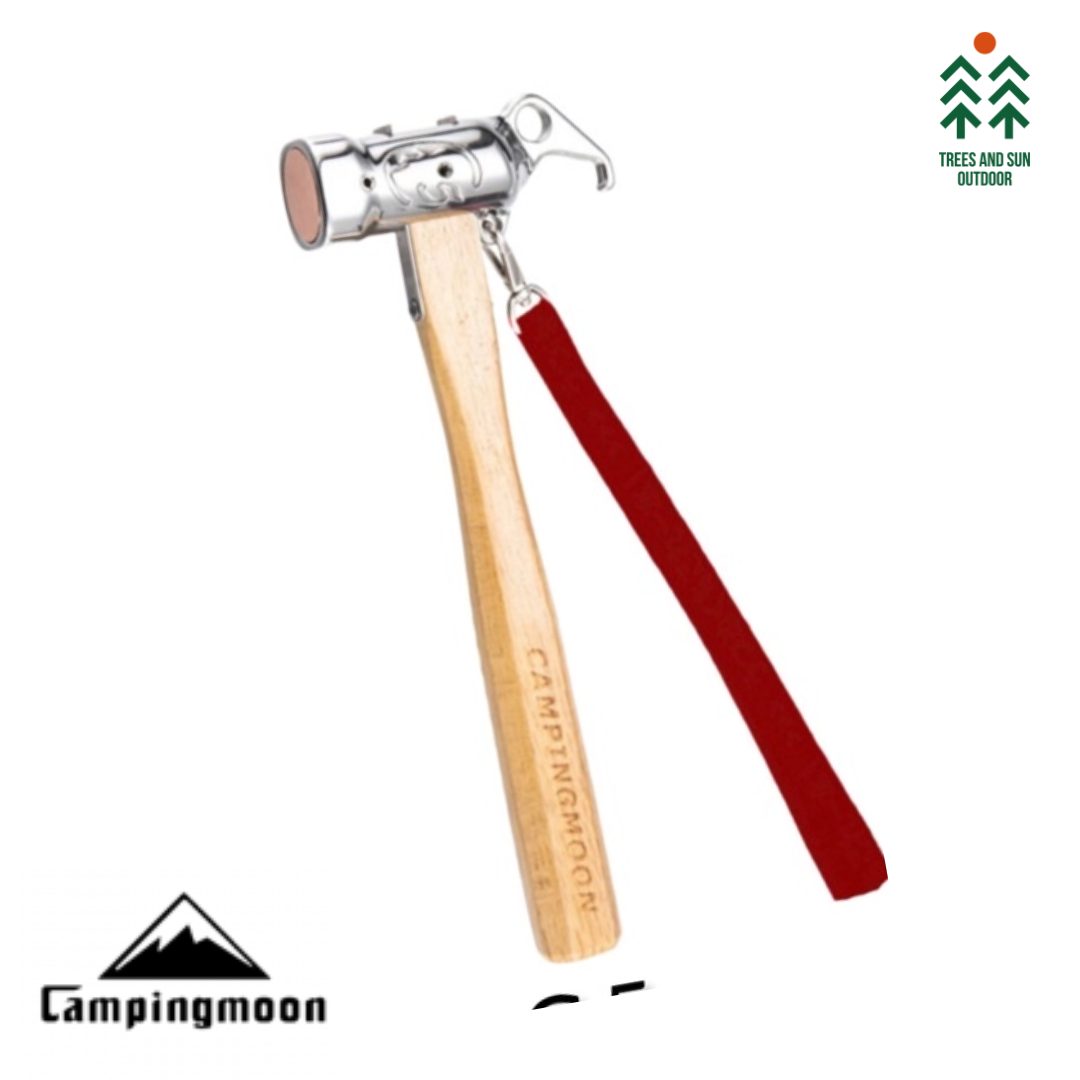 CAMPINGMOON C5 Rhino Peg Hammer Stainless Steel Copper