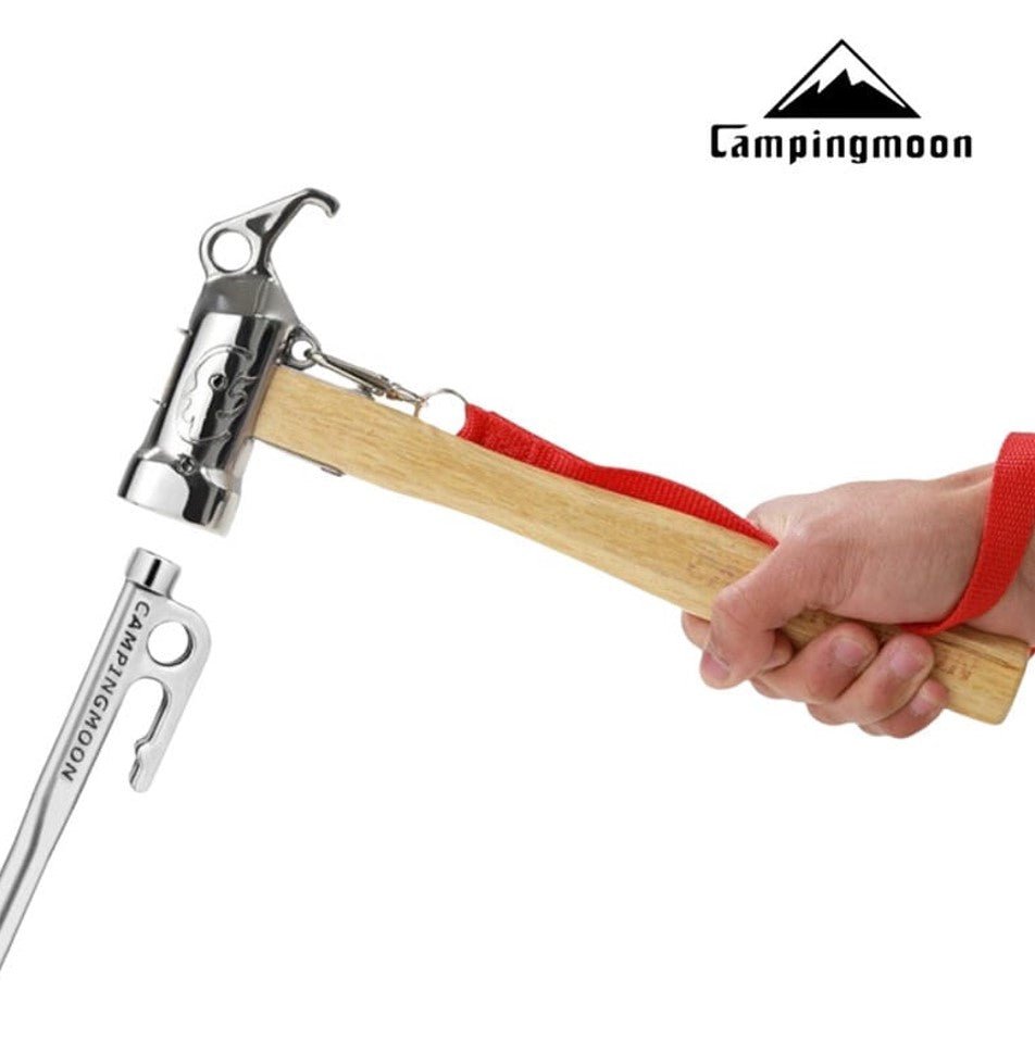 CAMPINGMOON C5 Rhino Peg Hammer Stainless Steel Copper