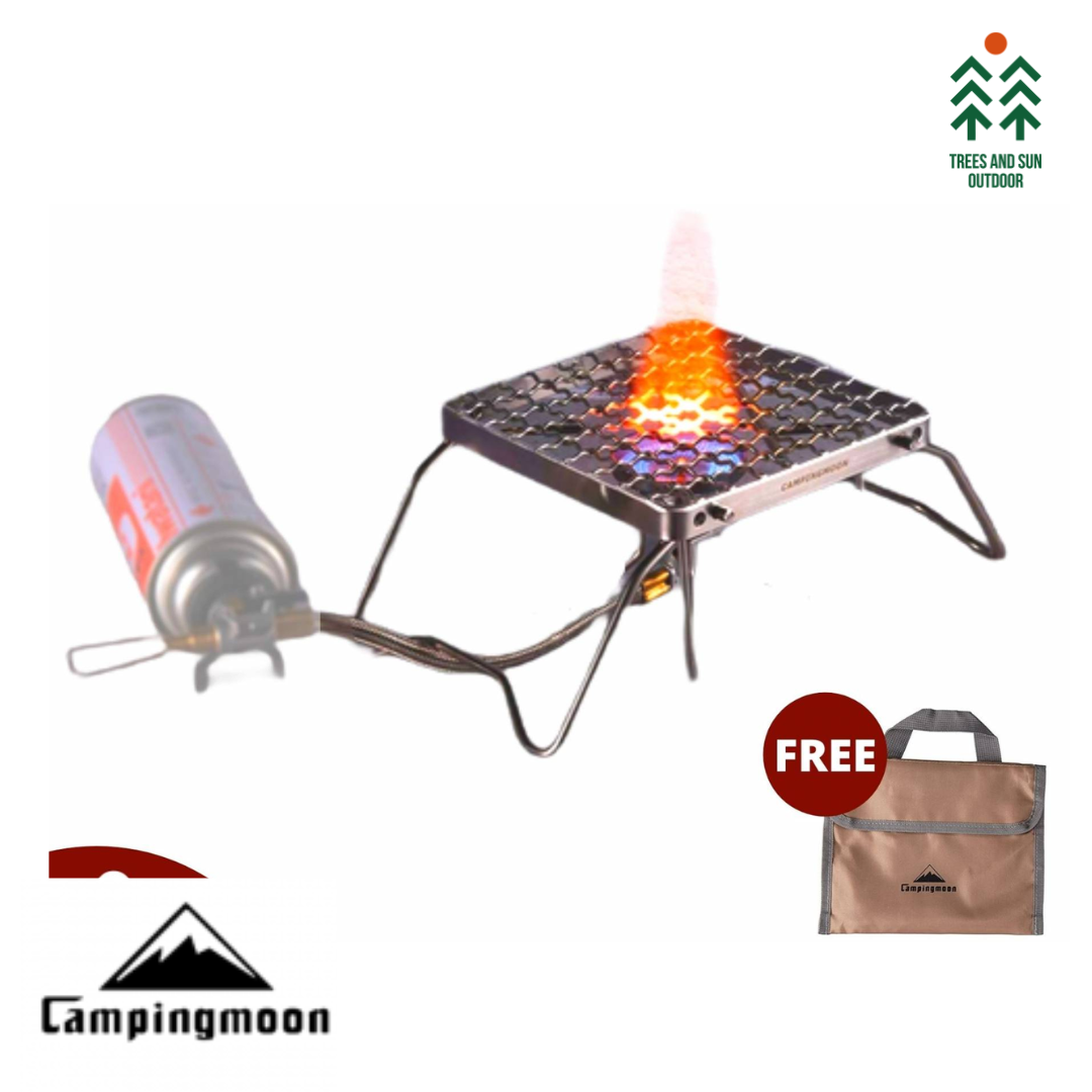 CAMPINGMOON MS-1011 Stainless Mini Grill Stand