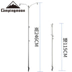 CAMPINGMOON D-243 Stainless Long Lantern Stand With Tripod