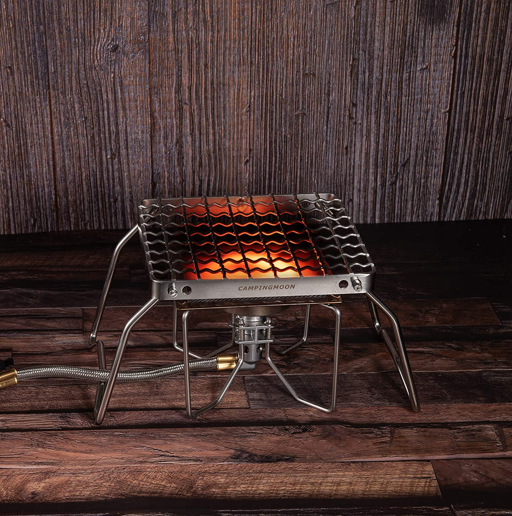 CAMPINGMOON MS-1011 Stainless Mini Grill Stand