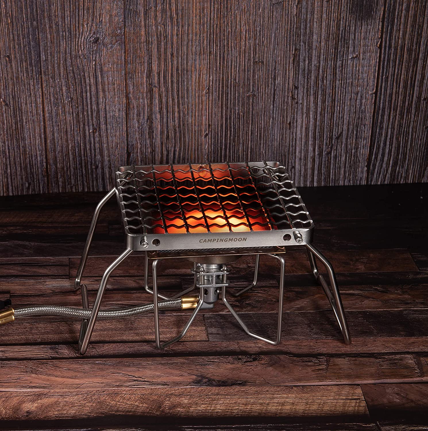 CAMPINGMOON MS-1011 Stainless Mini Grill Stand