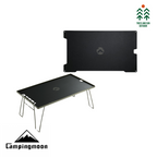 CAMPINGMOON T-2308 Aluminum Alloy Field Rack Steel Top Plate Table