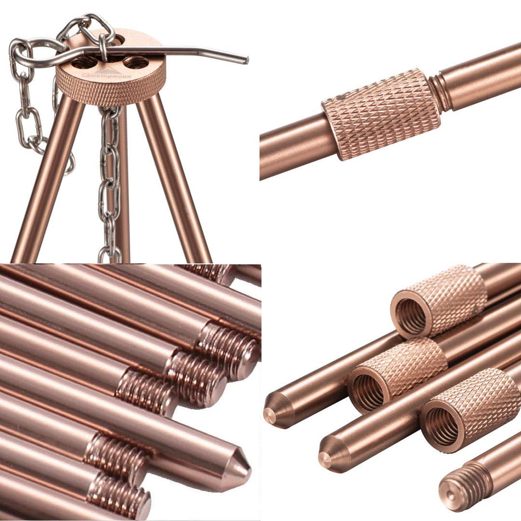 CAMPINGMOON MS-080 Aluminium Tripod (Three Knots)