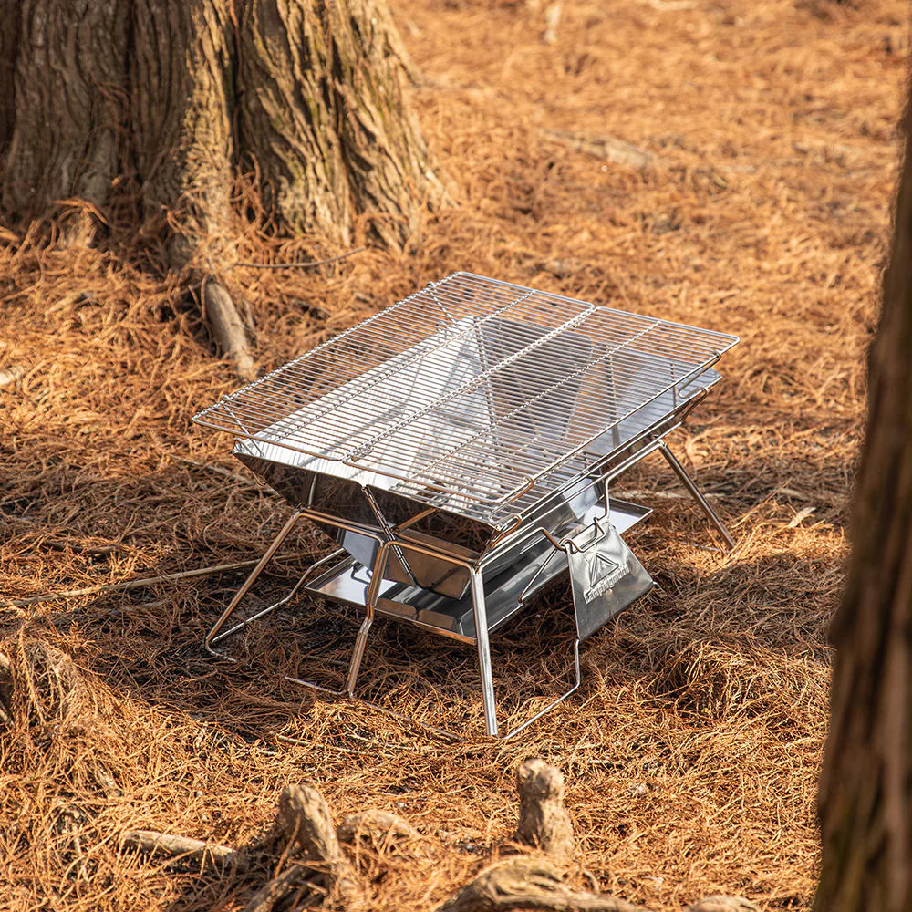 CAMPINGMOON MT-3 Portable Grill Barbecue Pit Stove BBQ Stove