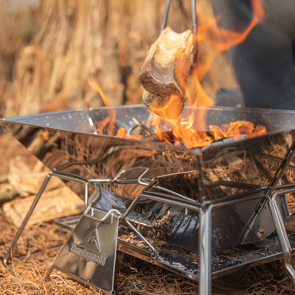 CAMPINGMOON MT-3 Portable Grill Barbecue Pit Stove BBQ Stove