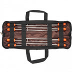 CAMPINGMOON MK-8 Steel Double Grill Roast Needle 8 Pcs BBQ