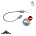 CAMPINGMOON Z21-25 (25cm) Valve Hose Line Multi-Gas Hose Line